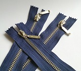 Zip na kožené výrobky nikl-16 cm