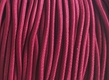 Klobouková guma 3 mm kulatá -bordó